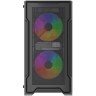 Компьютерный корпус Powercase Mistral Micro X3B ARGB Black (CMMXB-A3)