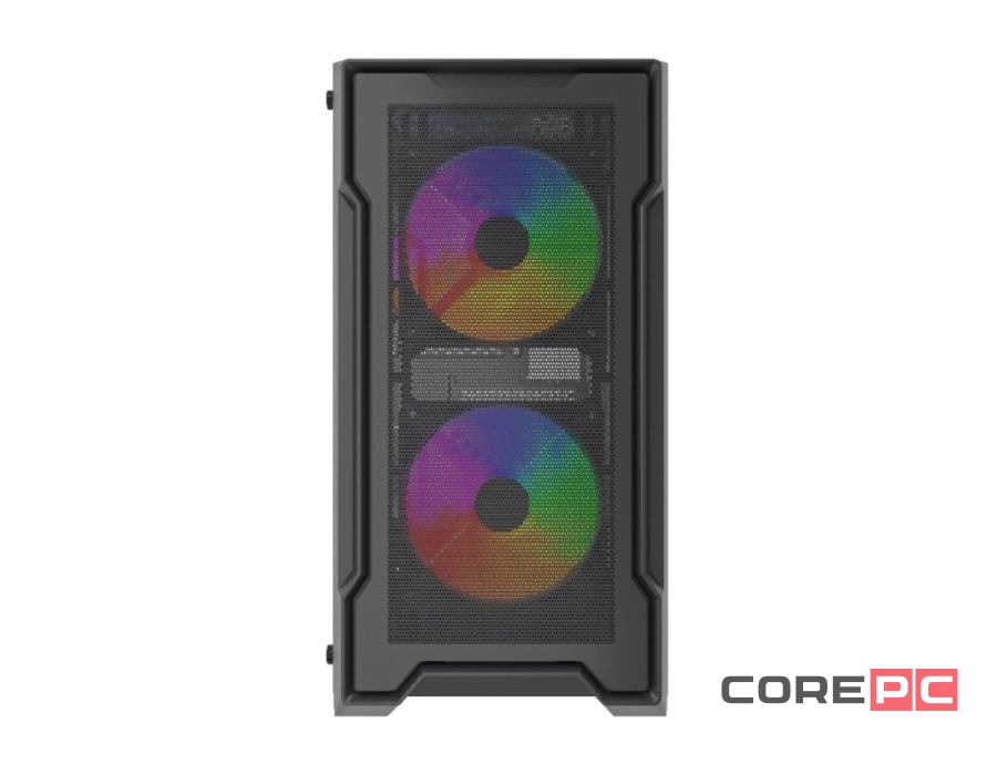 Компьютерный корпус Powercase Mistral Micro X3B ARGB Black (CMMXB-A3)