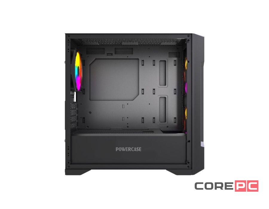 Компьютерный корпус Powercase Mistral Micro X3B ARGB Black (CMMXB-A3)