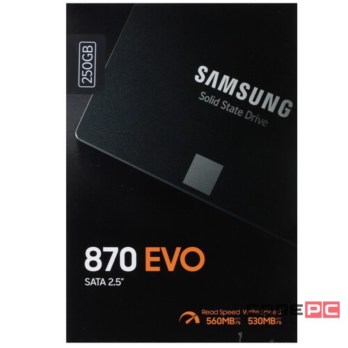 Твердотельный накопитель Samsung 250 Gb 870 EVO MZ-77E250BW