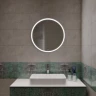 Зеркало MIXLINE Делуна D600 ТХ ал. профиль СЕРЕБРО, бесконтактный сенсор, светодиодная подсветка
