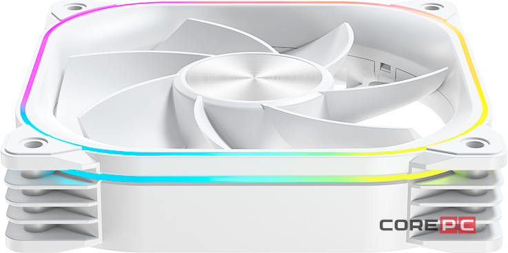 Вентилятор для корпуса XASTRA FG120W ARGB reverse White (FG120-1WA-SRX)