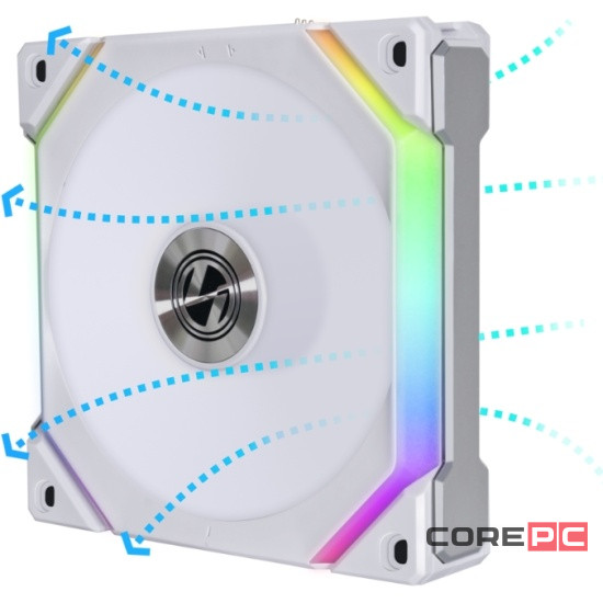 Вентилятор для корпуса UNI FAN SL Reverse ARGB White V2