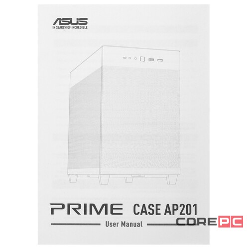 Компьютерный корпус ASUS PRIME CASE AP201 TG Black (90DC00G0-B39010)