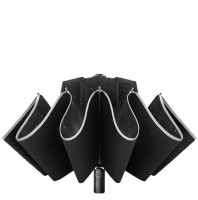 Зонт Xiaomi KongGu Reverse Ten Bone Automatic Lighting Umbrella с фонариком черный