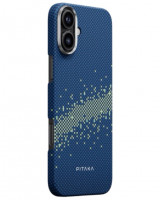 Накладка для i-Phone 16 6.1" Pitaka StarPeak Tactile Woven case (Milky way galaxy)