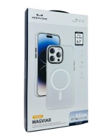 Накладка для i-Phone 15 Pro Max Keephone Magviar Magsafe прозрачная