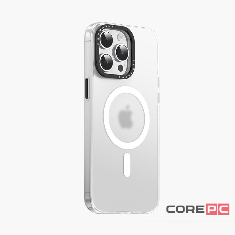 Накладка для i-Phone 15 Pro Max Keephone Magviar Magsafe прозрачная