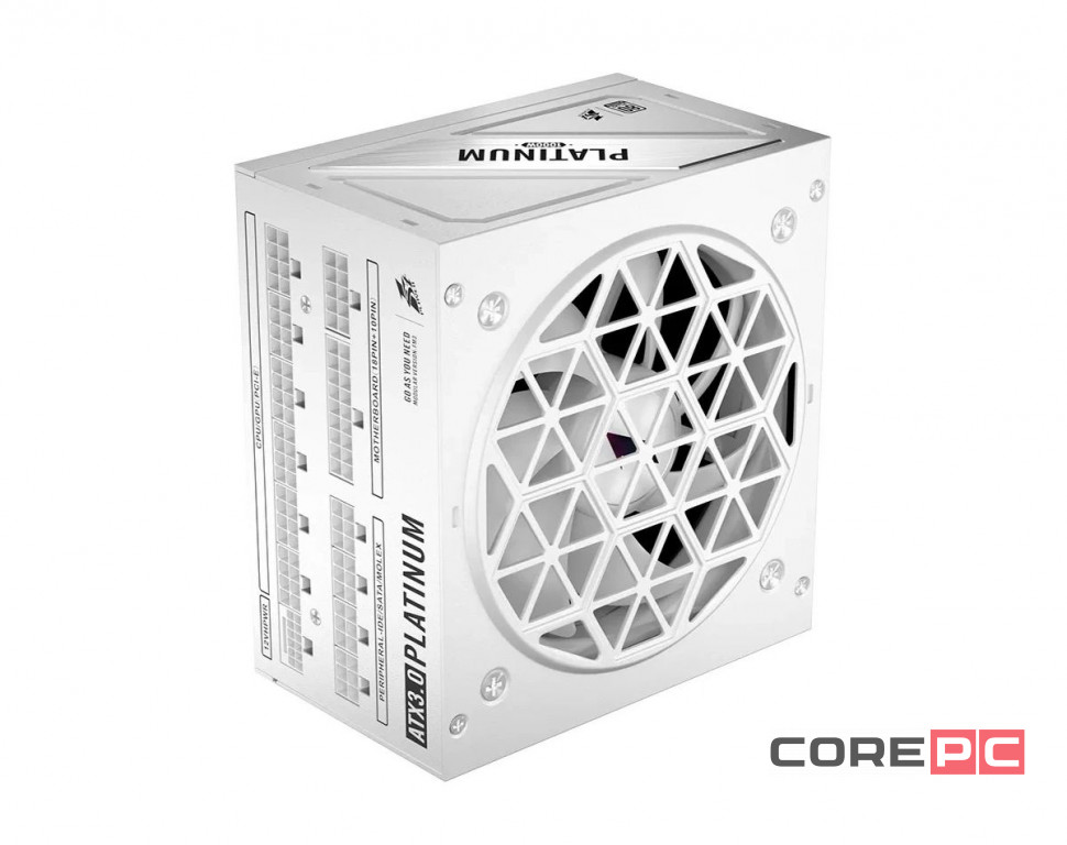 Блок питания 1STPLAYER 1000W NGDP Platinum White (HA-1000BA3-WH) 16 Pin (PCIe 5.0 Connector Cable Details)
