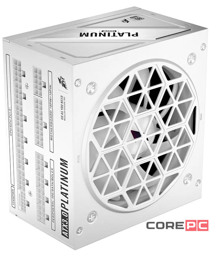 Блок питания 1STPLAYER 1000W NGDP Platinum White (HA-1000BA3-WH) 16 Pin (PCIe 5.0 Connector Cable Details)