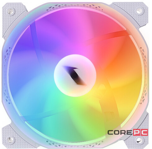 Вентилятор для корпуса 1STPLAYER F1R Reverse FRGB White (F1R-WH-3P)