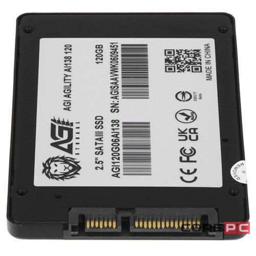 Твердотельный накопитель AGI 120 Gb AI138 (AGI120G06AI138)