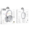 Стереонаушники Bluetooth полноразмерные Hoco W35 Max ANC BT5.3/45ч серебристые