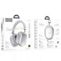 Стереонаушники Bluetooth полноразмерные Hoco W35 Max ANC BT5.3/45ч серебристые