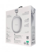 Стереонаушники Bluetooth полноразмерные Hoco W35 Max ANC BT5.3/45ч серебристые