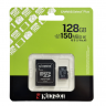 micro SDXC карта памяти Kingston 128 Class10 UHS-I Canvas Select Plus с адапт.(SDCS3/128GB) черный