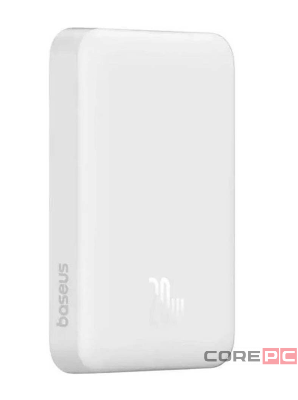 Powerbank с беспроводной зарядкой Baseus Magnetic Mini Air Slim 10000mAh 20W (P10059001223-00) белый