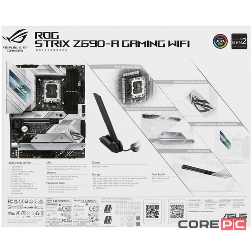 Материнская плата ASUS ROG STRIX Z690-A GAMING WIFI 90MB1AP0-M0EAY0