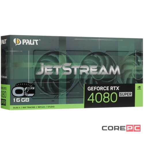 Видеокарта Palit (NED408SS19T2-1032J) GeForce RTX 4080 SUPER 16GB JETSTREAM OC