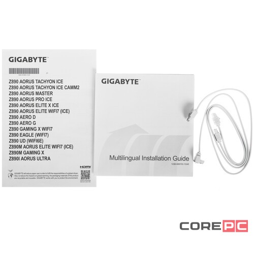 Материнская плата Gigabyte Z890 AORUS ELITE WIFI7 ICE