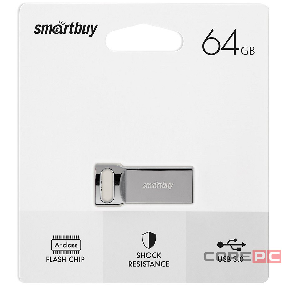3.0 USB флеш накопитель Smartbuy 64GB M2 Metal 100MB/s (SB64GBM2)