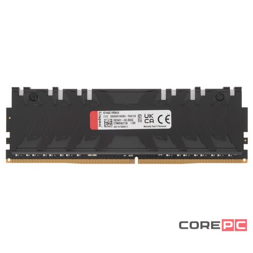 Оперативная память 8 Gb 4000 MHz Kingston FURY  Renegade RGB XMP Black (KF440C19RBA/8)