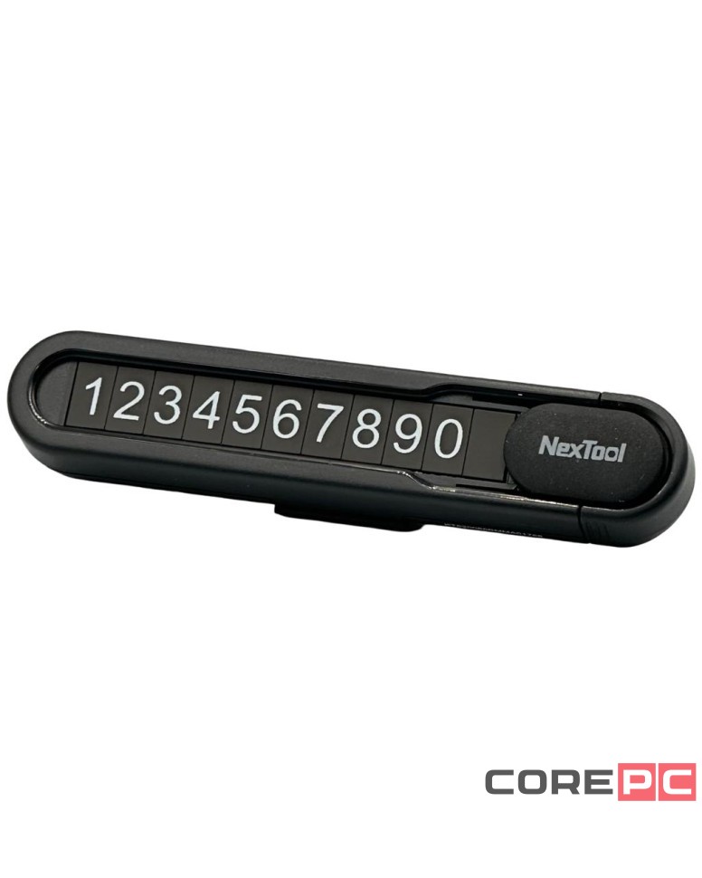 Парковочная карта Xiaomi NexTool Multifunctional Parking Plate NE20140 черная
