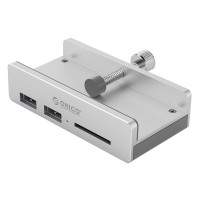 USB-хаб Orico MH2AC 2xUSB3.0/SD серебристый