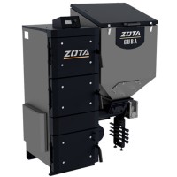 Котел ZOTA Cuba 60кВт с автоматической подачей топлива (комплект: котел + бункер + механизм подачи)