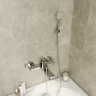 Смеситель для ванны MIXLINE МЛ28-01/ML28-01, рычажное управление, цвет хром