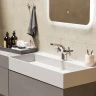 Смеситель для раковины MIXLINE МЛ37-04/ML37-04, вентильное управление, цвет хром
