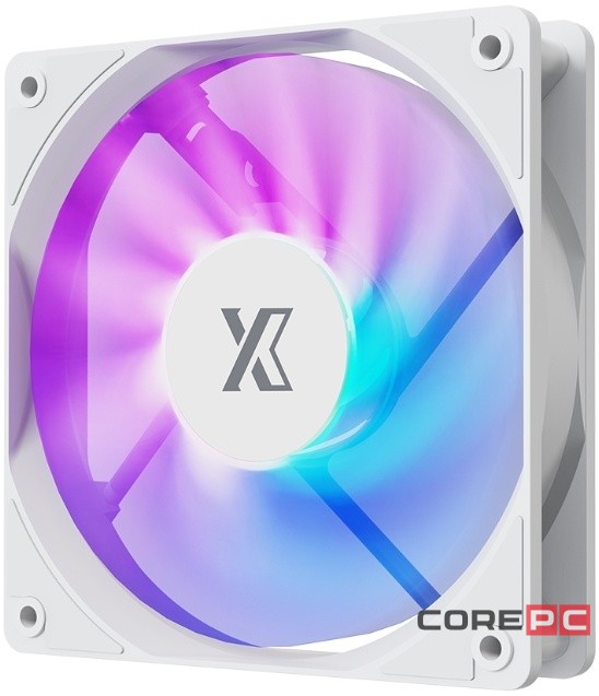 Вентилятор для корпуса XASTRA FC120W FRGB bulk pack White (FC120-1WF-SBP-GL)
