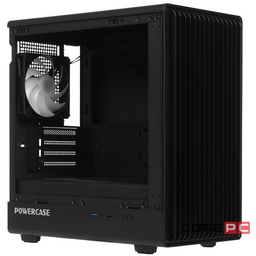 Компьютерный корпус Powercase Mistral Micro C4B ARGB Black (CMMCB-A4)