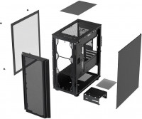 Компьютерный корпус XASTRA A402M 4ARGB-C6 TG Black (A402M-4FC12A-BK-C6)