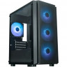 Компьютерный корпус XASTRA A402M 4ARGB-C6 TG Black (A402M-4FC12A-BK-C6)