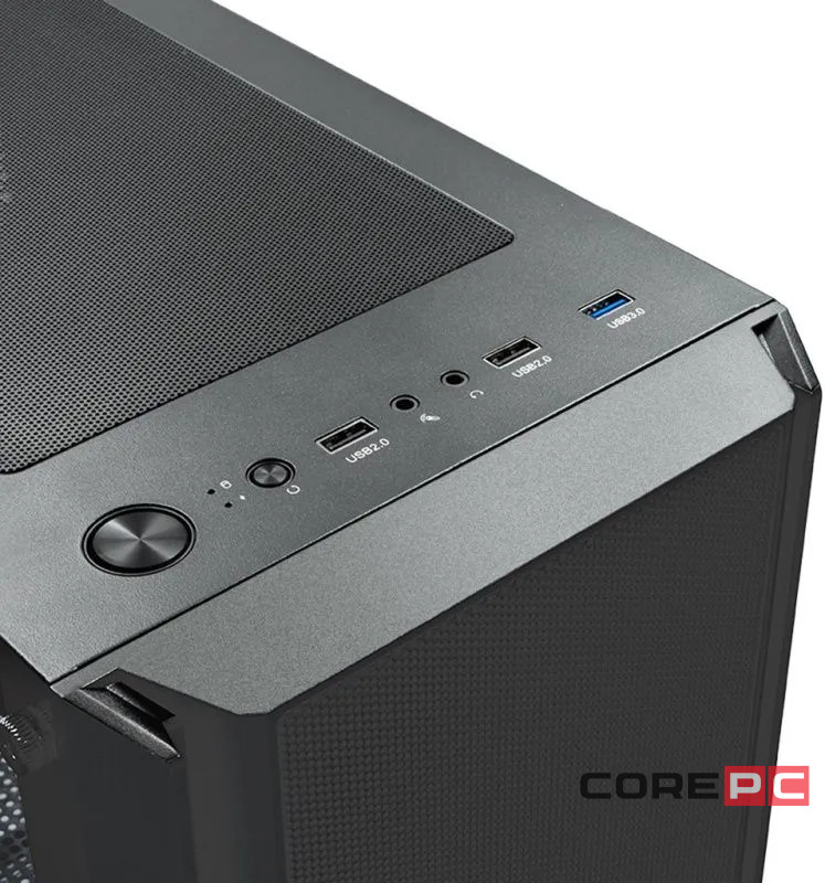 Компьютерный корпус XASTRA A402M 4ARGB-C6 TG Black (A402M-4FC12A-BK-C6)