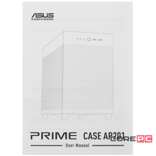 Компьютерный корпус ASUS PRIME CASE AP201 TG White (90DC00G3-B39010)