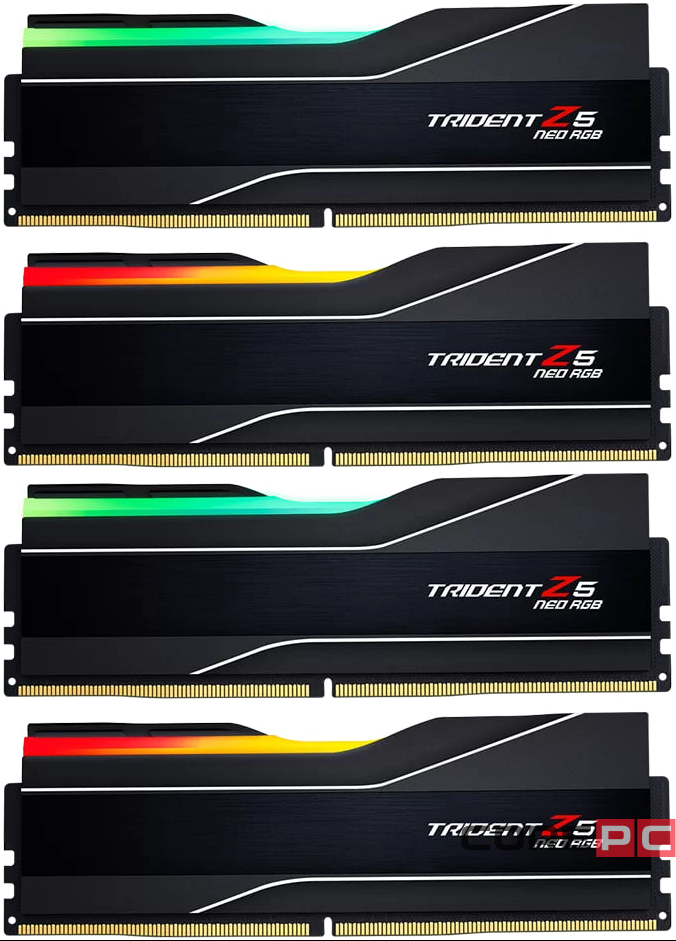 Оперативная память 256 Gb 6000 MHz G.Skill TRIDENT Z5 Neo RGB Black (F5-6000J3644D64GX4-TZ5NR)