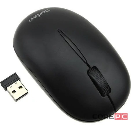 Мышь беспроводная Perfeo Globe USB/DPI 1000/3 кнопки/1AA черная