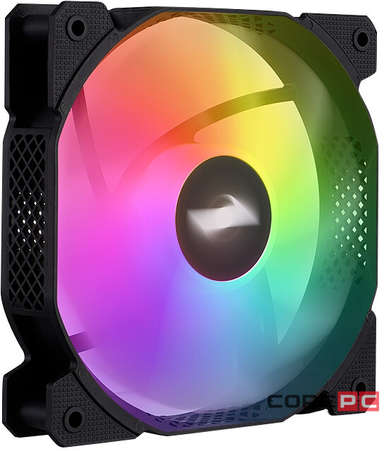 Вентилятор для корпуса 1STPLAYER F7 ARGB Black (F7-BK)
