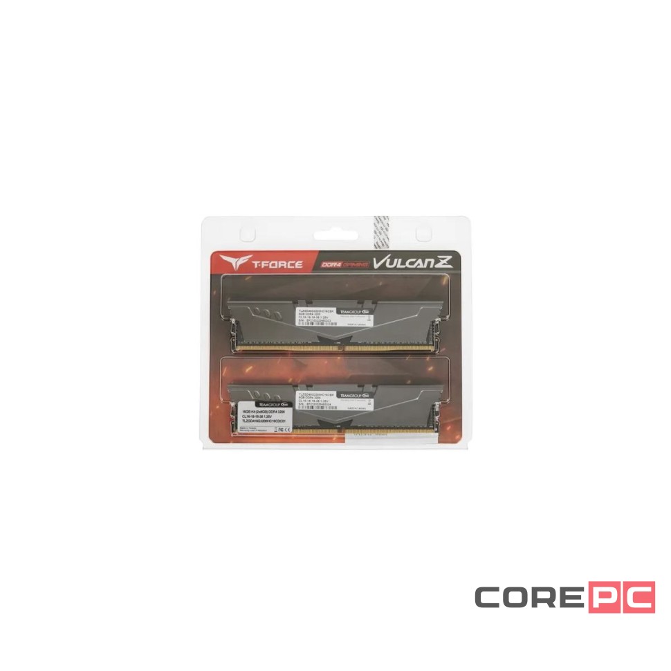 Оперативная память 16 Gb 3200 MHz Team Group VULCAN Z Gray (TLZGD416G3200HC16CDC01)