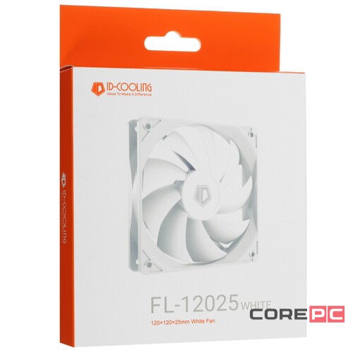 Вентилятор для корпуса ID-COOLING FL-12025 White