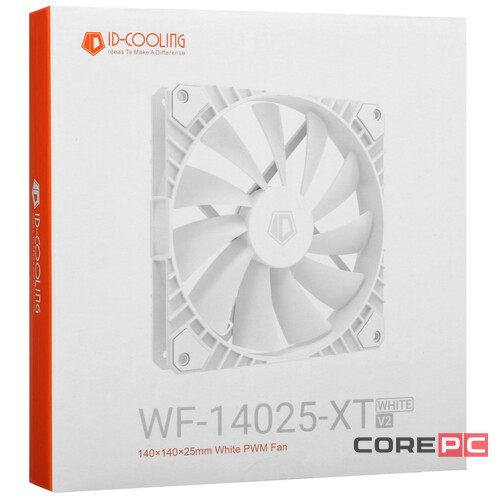 Вентилятор для корпуса ID-COOLING WF-14025-XT WHITE V2 PWM BOX