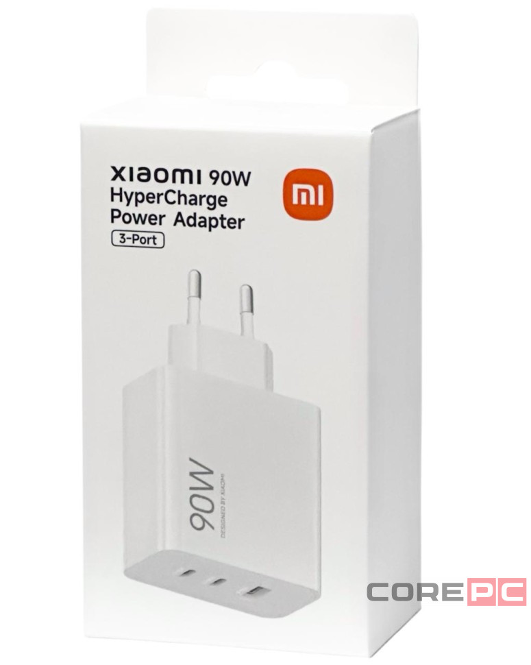 Сетевое зарядное устройство Xiaomi MI 1USB/2C 90W (MDY-19-EK) белое