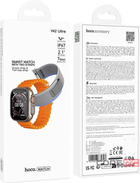 Смарт-часы Hoco Y42 Ultra Smart Watch (Call version) золотые
