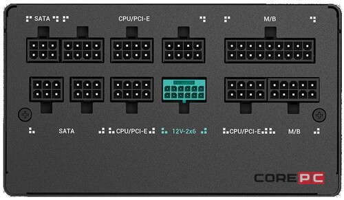 Блок питания Deepcool 850W PN850M (R-PN850M-FC0B-WGEU) 16 Pin (PCIe 5.0 Connector Cable Details)