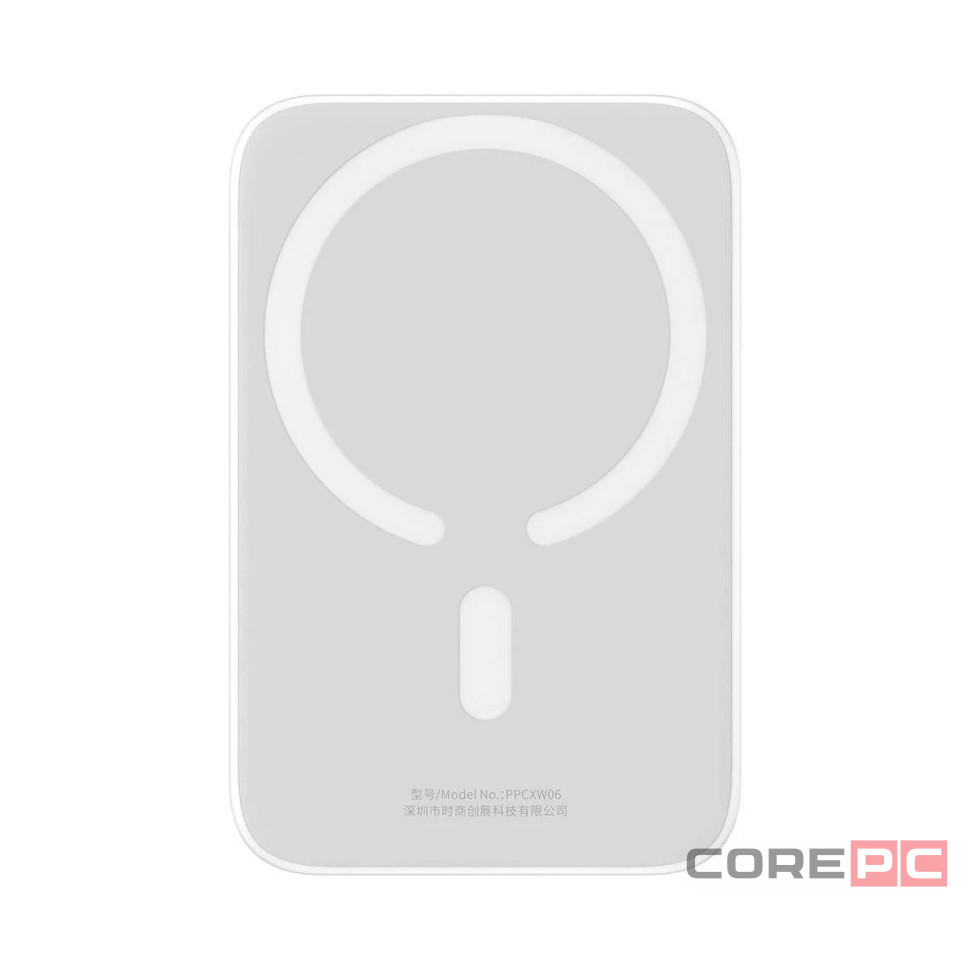 Powerbank Baseus 6000mAh Magnetic Mini Air Wireless Fast charge 20W Type-C белый