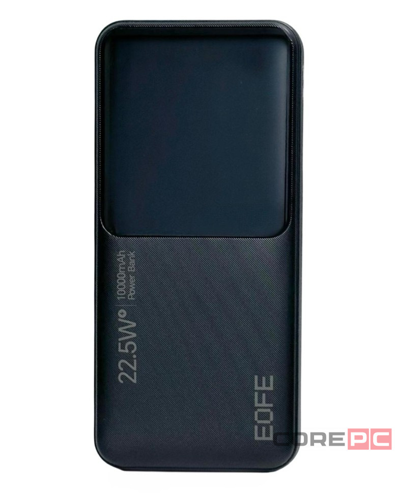 Powerbank EOFE G101 10000mAh 3A /22.5W 2USB/Type-C с дисплеем чёрный