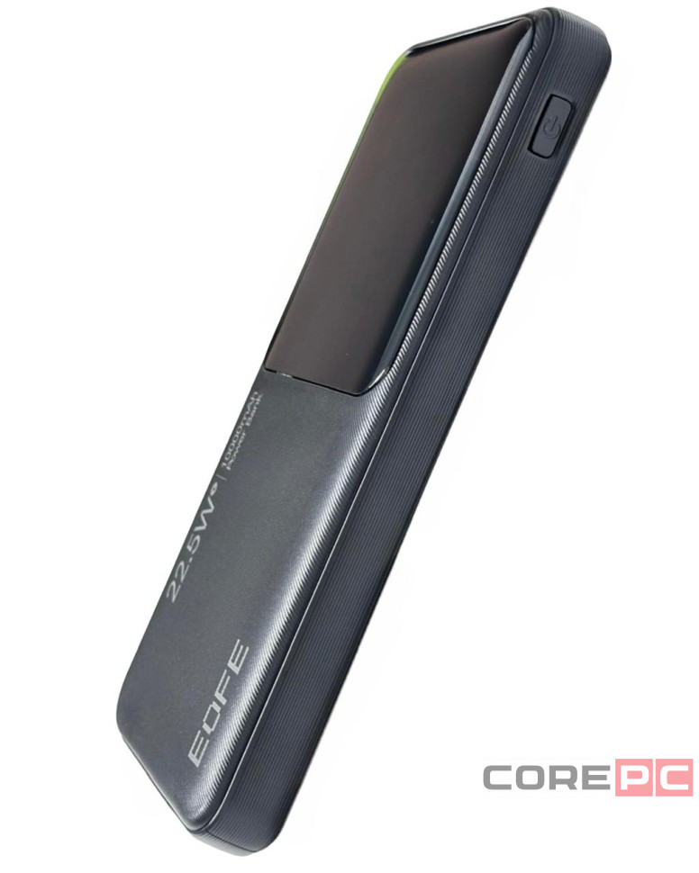 Powerbank EOFE G101 10000mAh 3A /22.5W 2USB/Type-C с дисплеем чёрный
