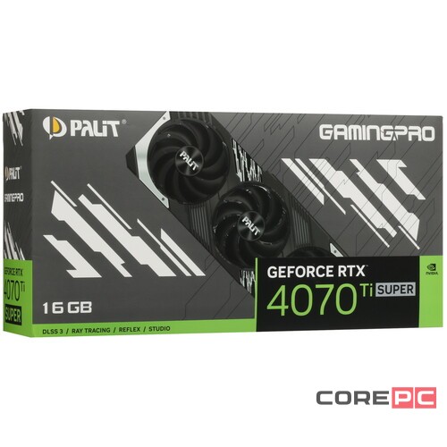 Видеокарта Palit (NED47TS019T2-1043A) GeForce RTX 4070 Ti SUPER 16GB GAMINGPRO